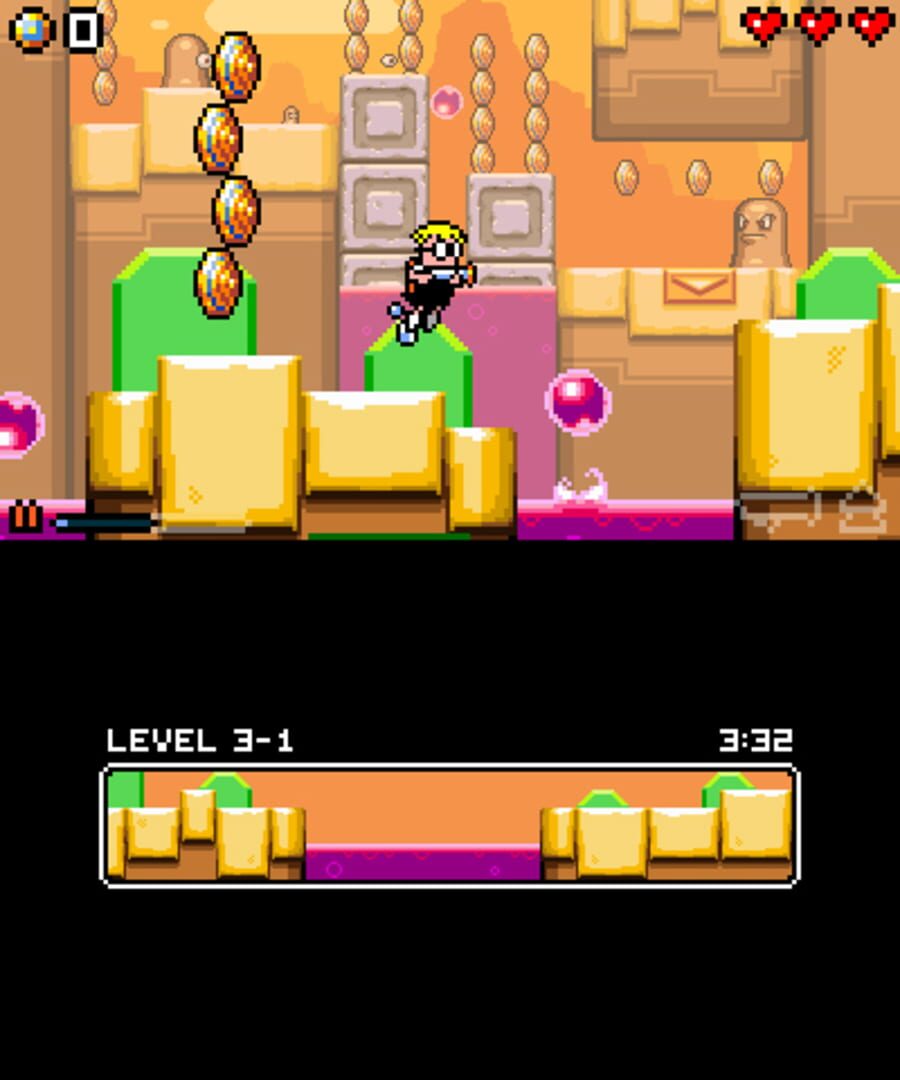 Captura de pantalla - Mutant Mudds Super Challenge