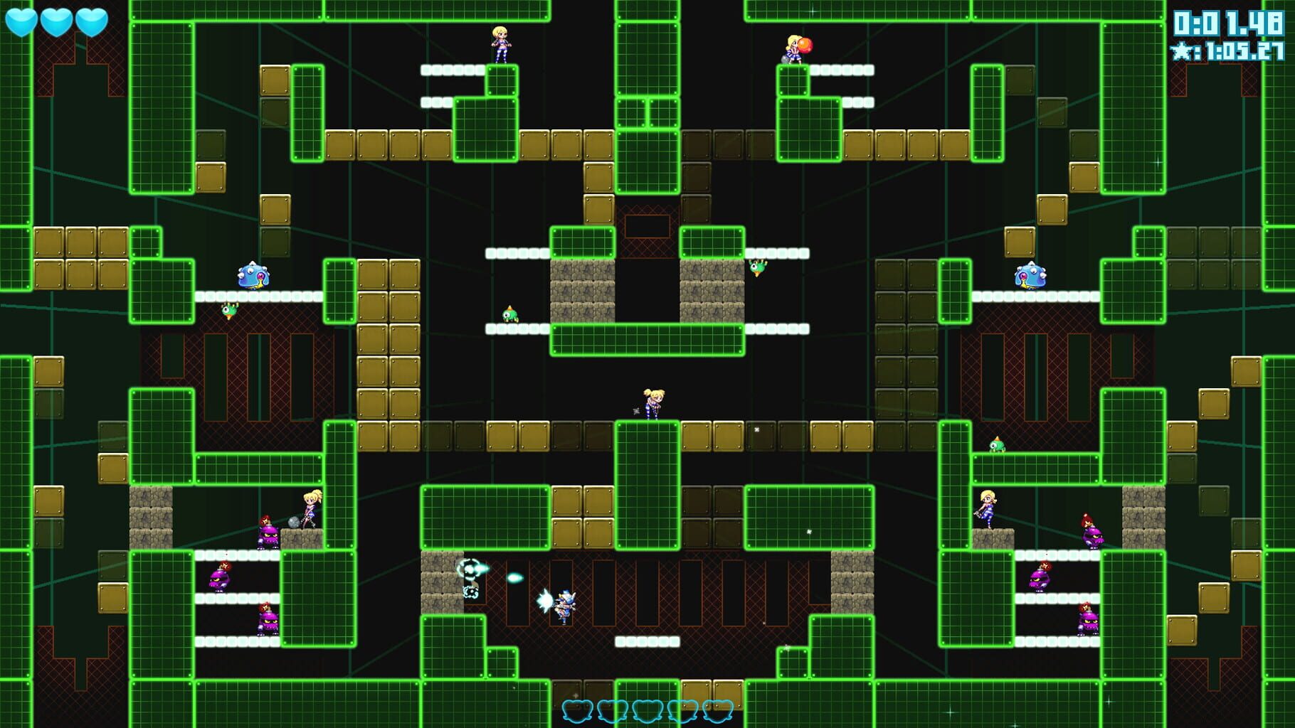 Mighty Switch Force! Academy screenshot