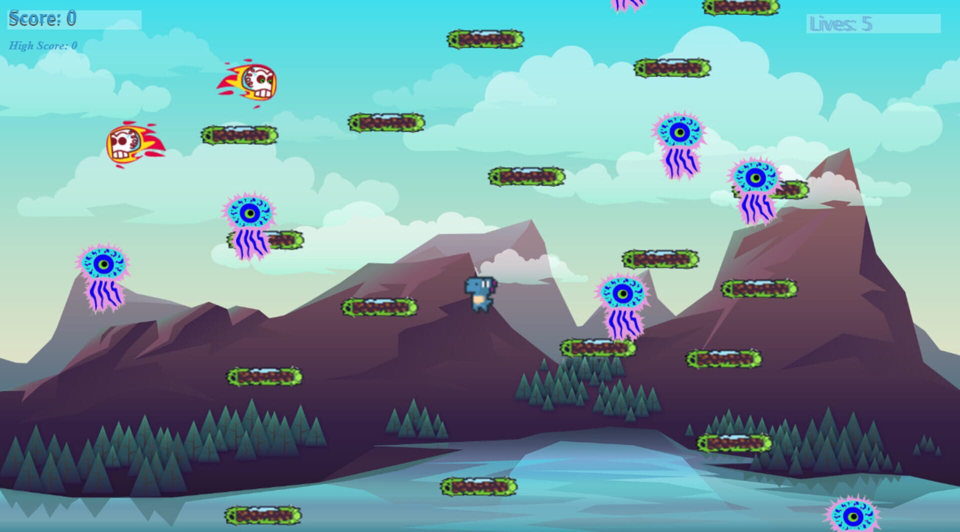 Super B-Dino's adventures - Screenshot