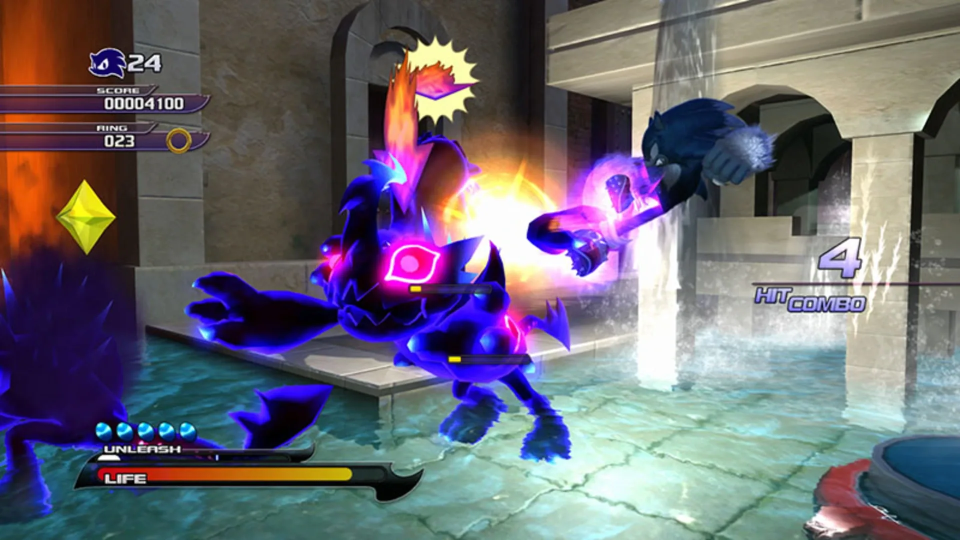 Captura de pantalla - Sonic Unleashed