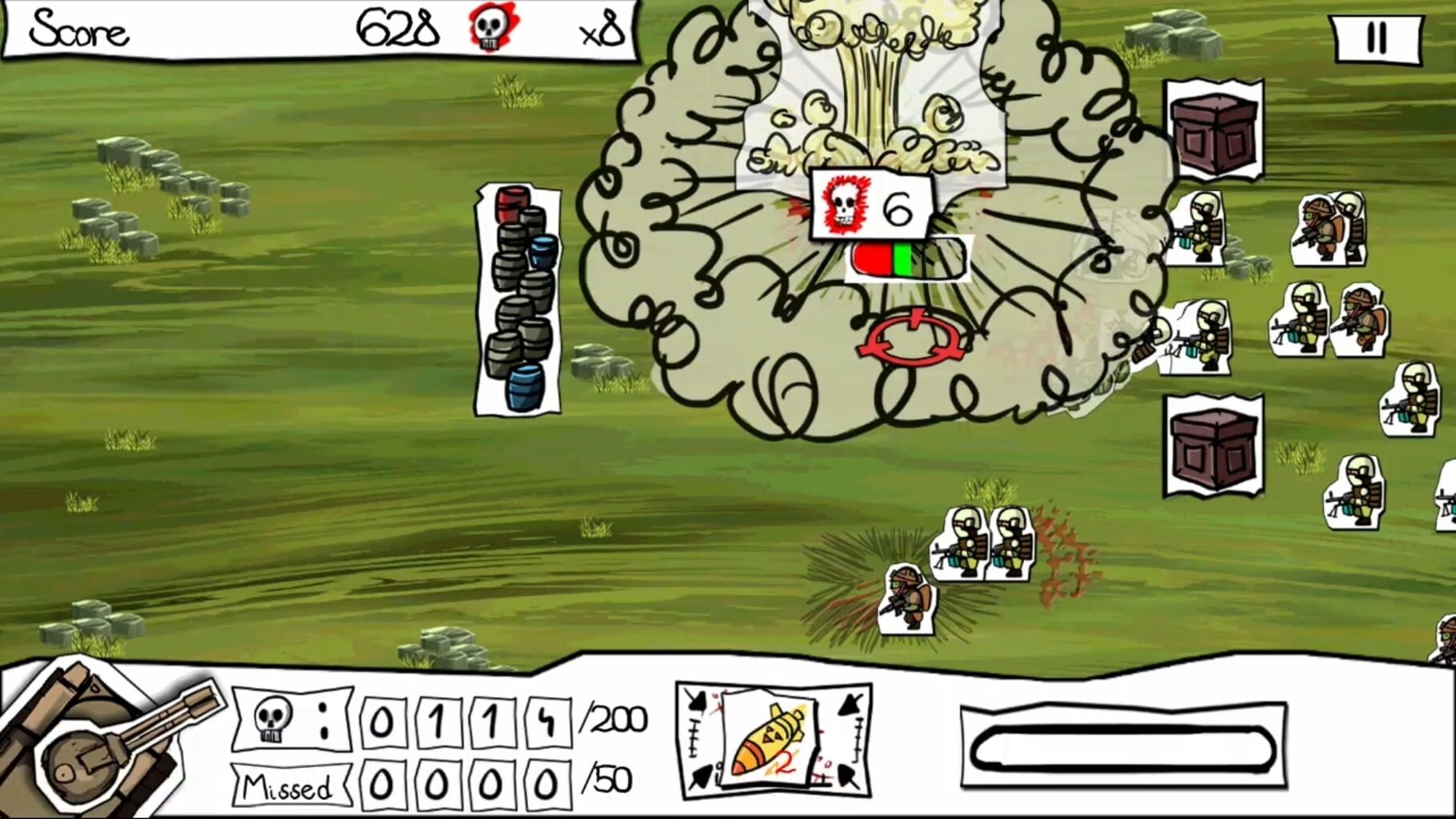 Paper Wars: Cannon Fodder Devastated screenshot