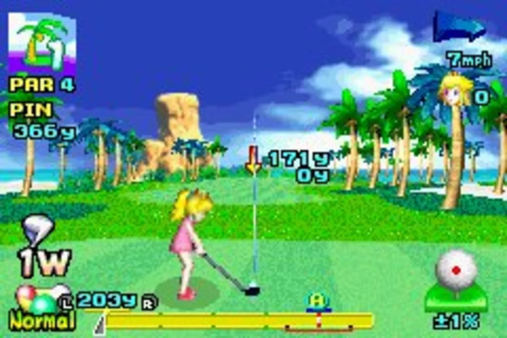 Captura de pantalla - Mario Golf: Advance Tour