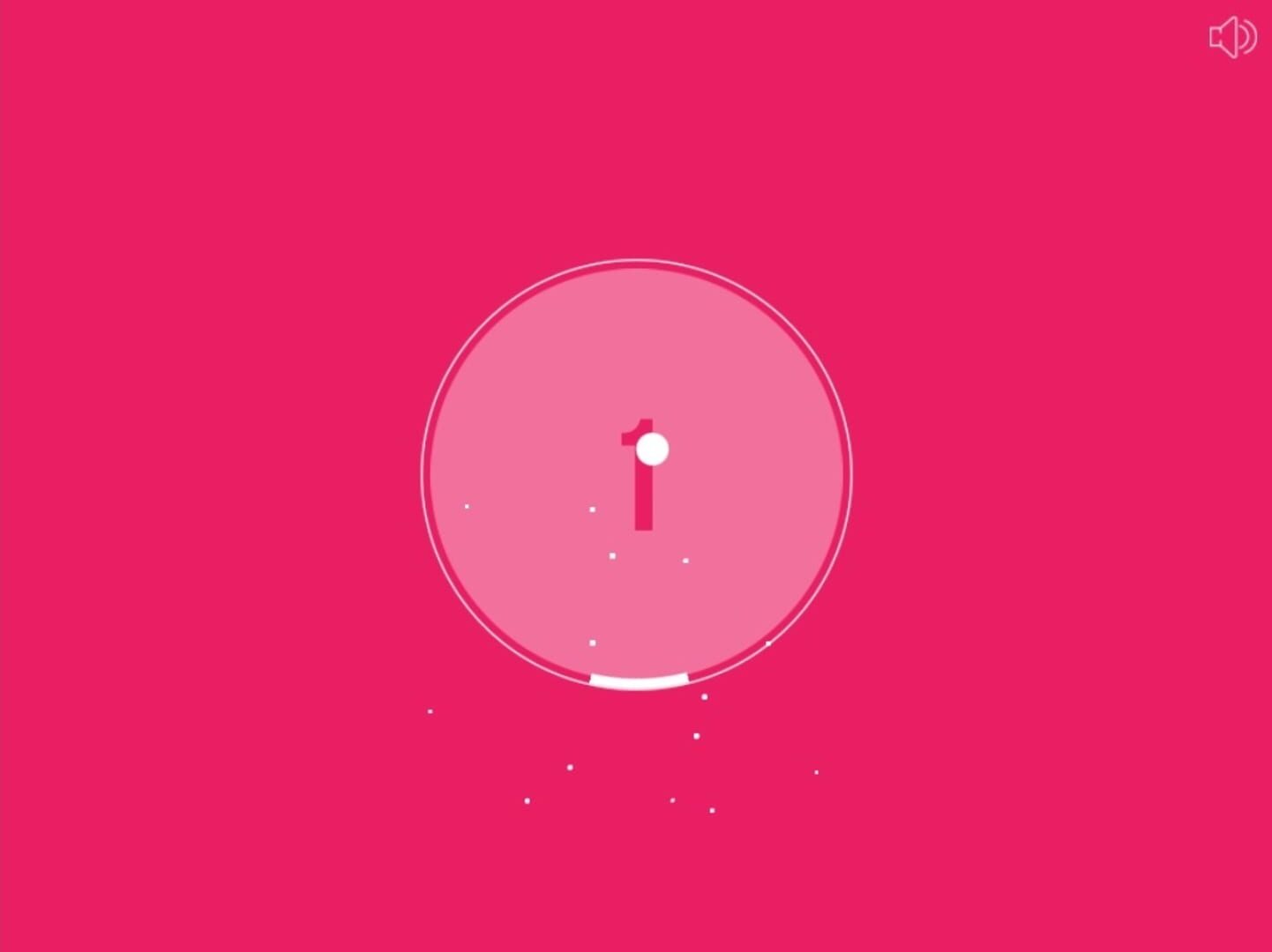 Circle pong - Screenshot