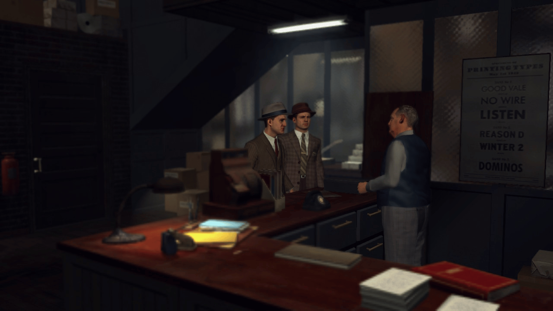 L.A. Noire for the Nintendo Switch screenshot