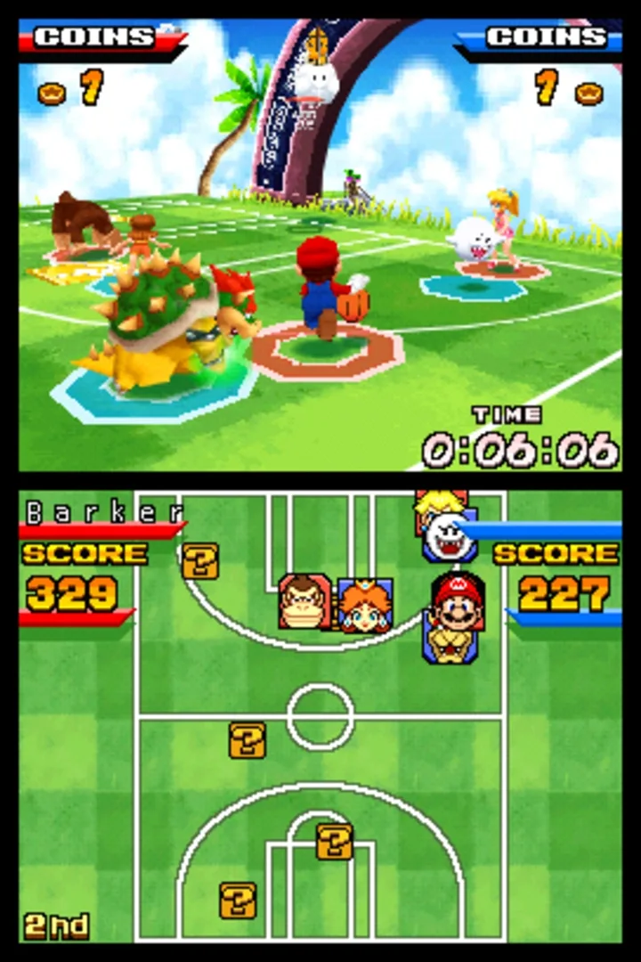 Captura de pantalla - Mario Hoops 3-on-3