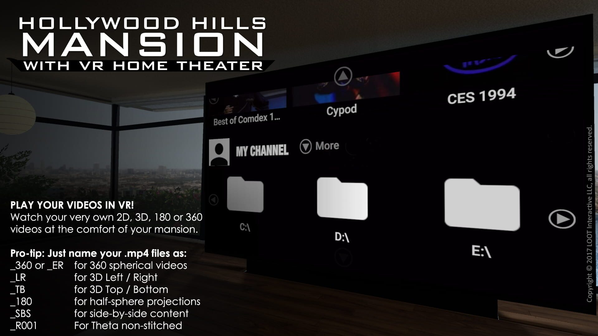 Hollywood Hills Mansion (With VR Home Theater) - Screenshot