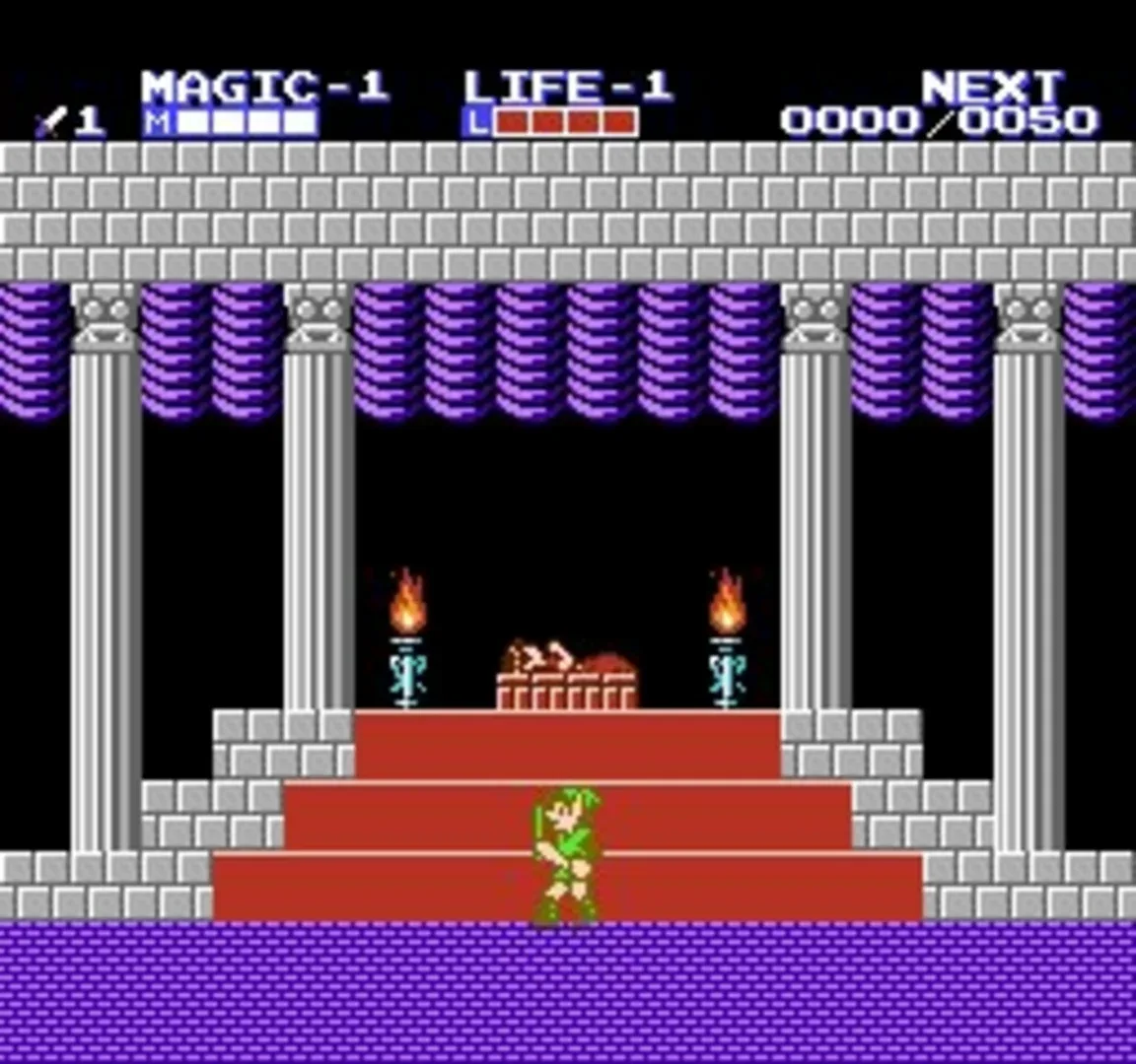 Captura de pantalla - Zelda II: The Adventure of Link