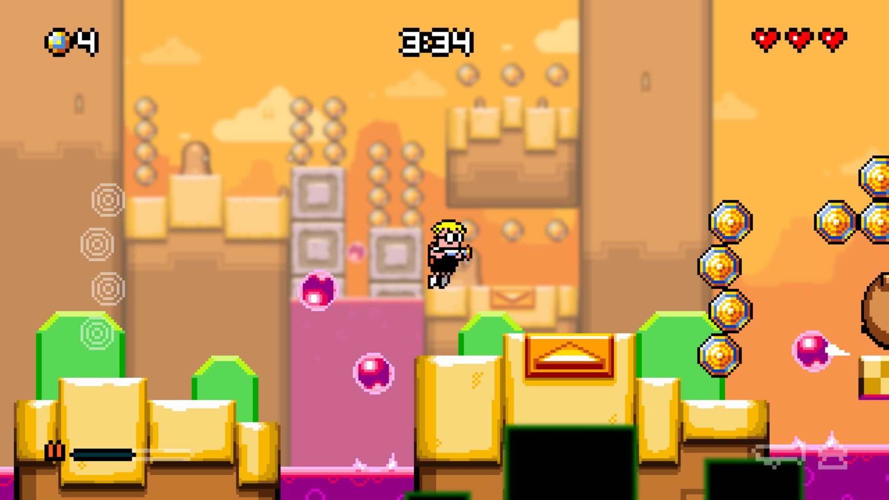 Captura de pantalla - Mutant Mudds Super Challenge