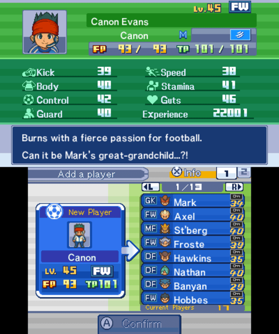 Inazuma Eleven 3: Team Ogre Attacks! screenshot