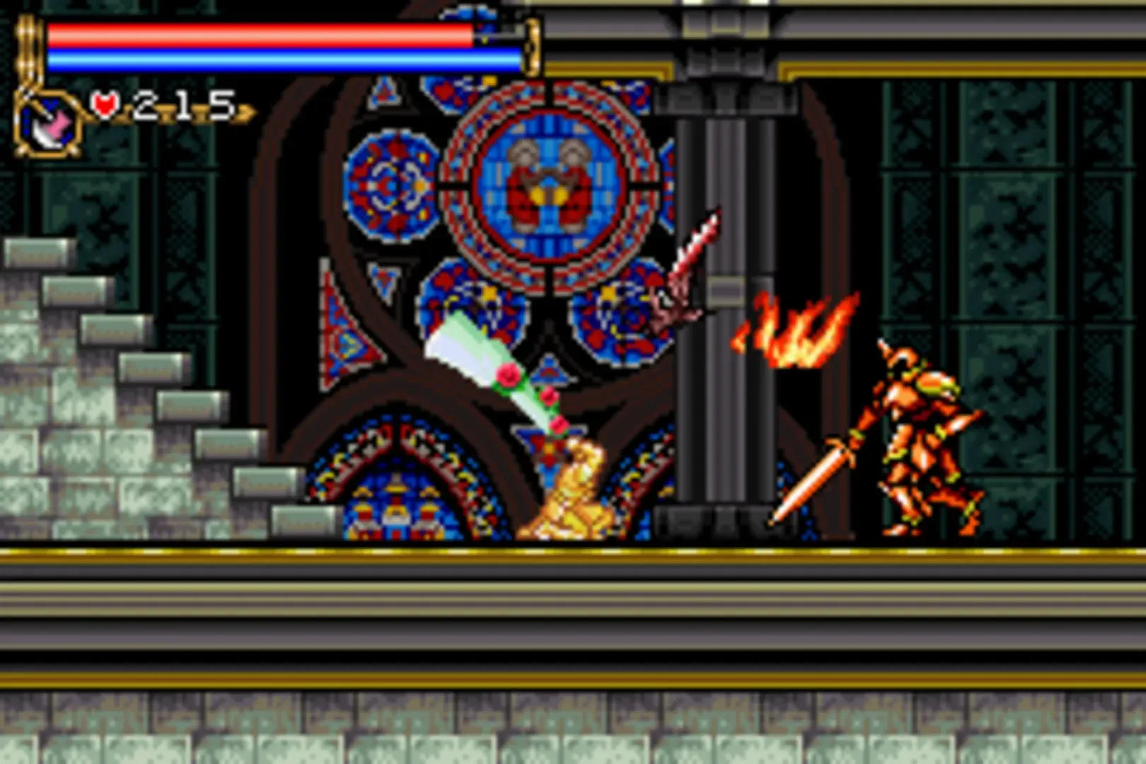 Captura de pantalla - Castlevania: Circle of the Moon