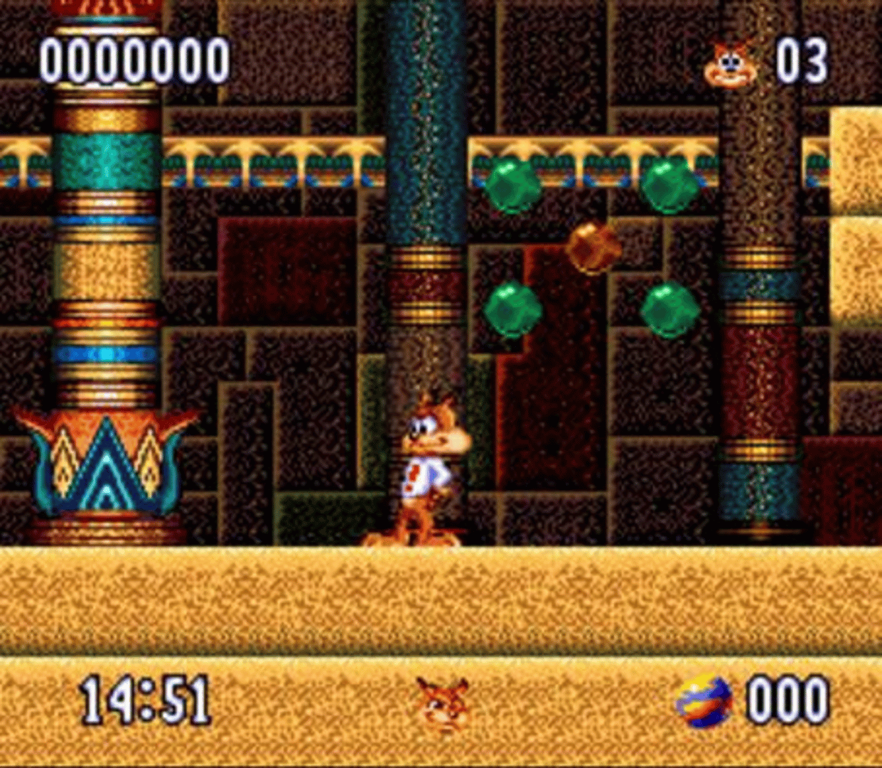 Bubsy 2 screenshot