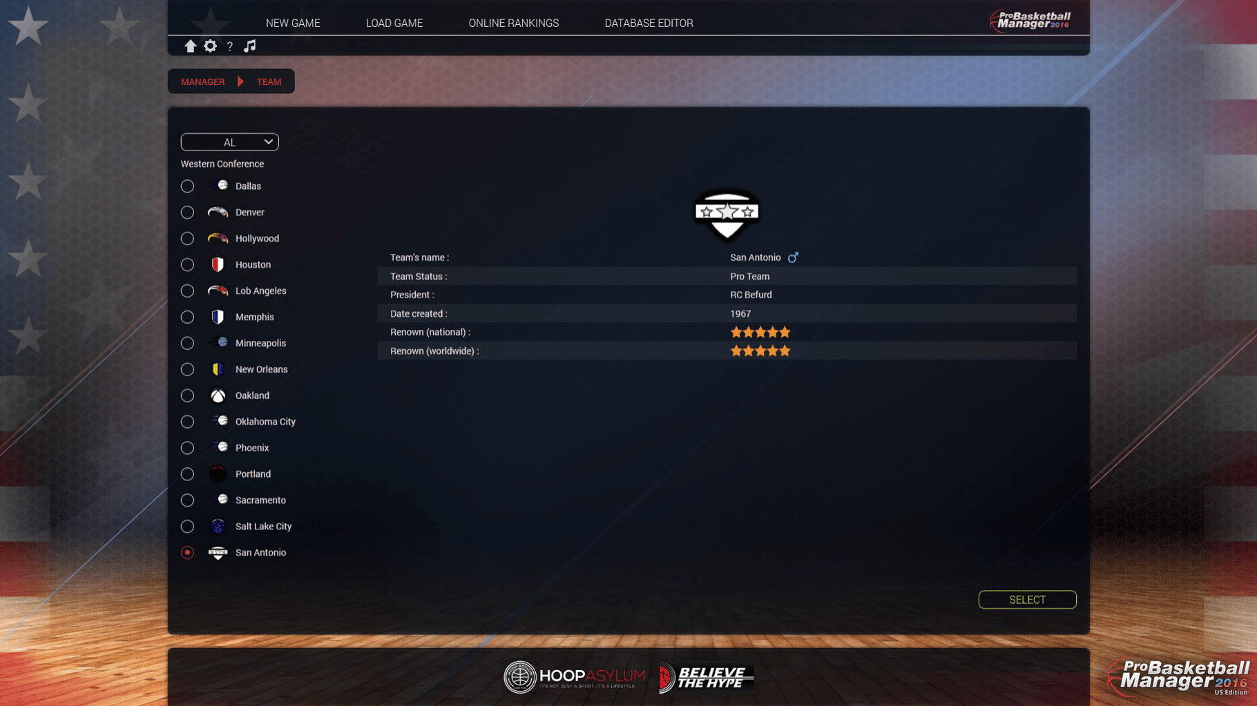 Pro Basketball Manager 2016: US Edition screenshot