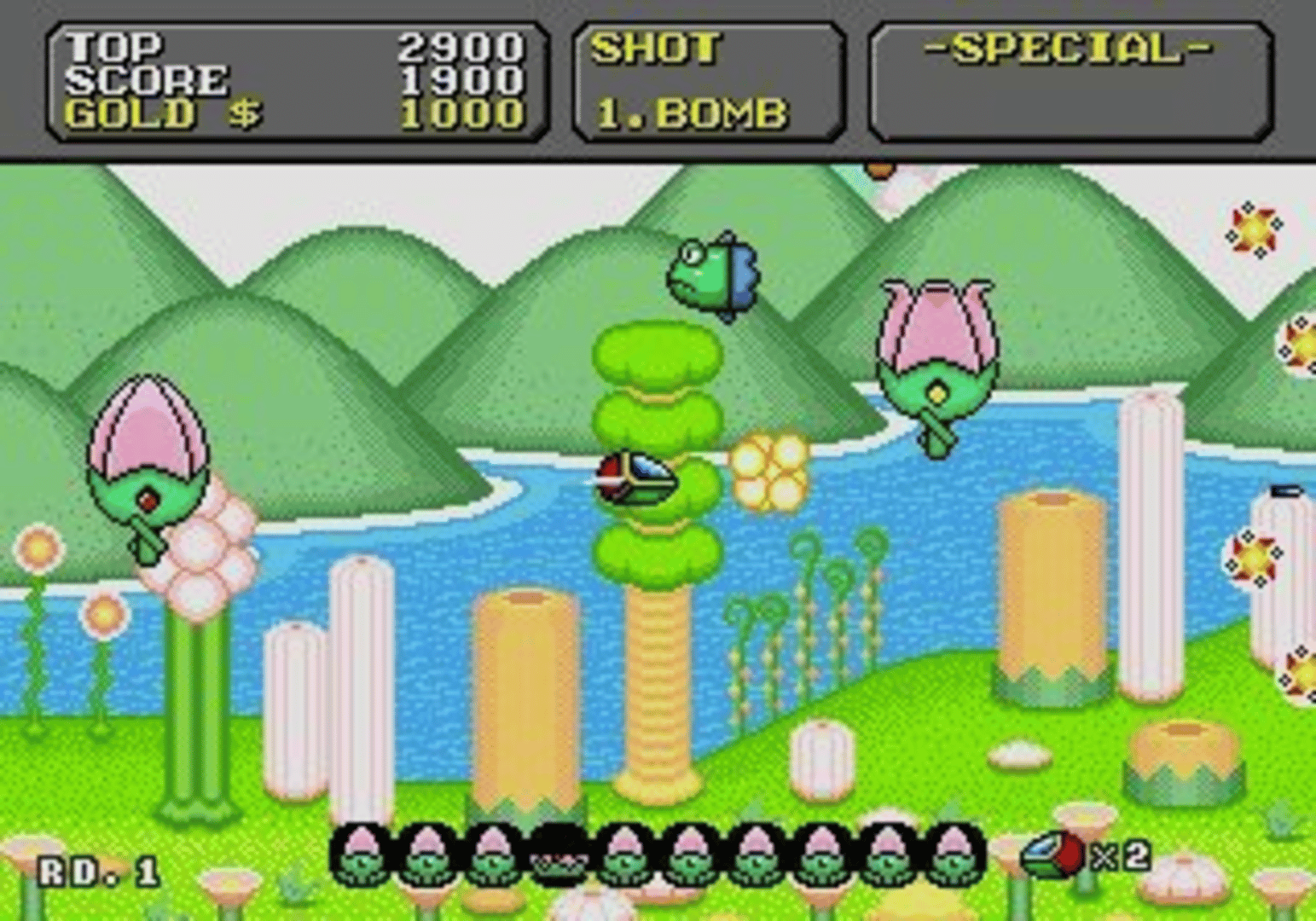 Super Fantasy Zone screenshot