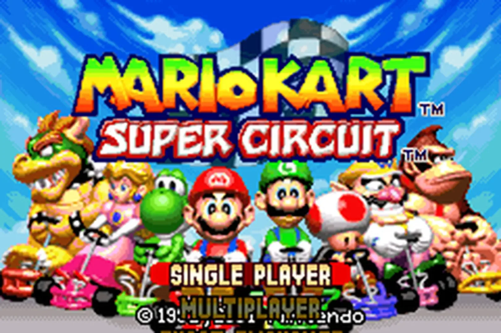 Captura de pantalla - Mario Kart: Super Circuit