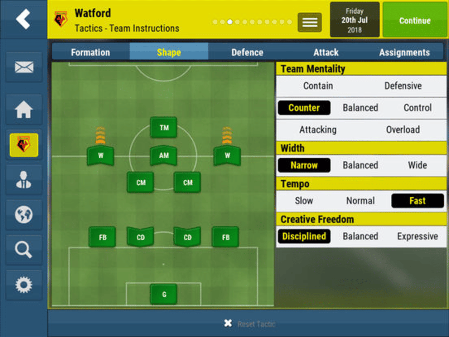 Football Manager Mobile 2018 screenshot