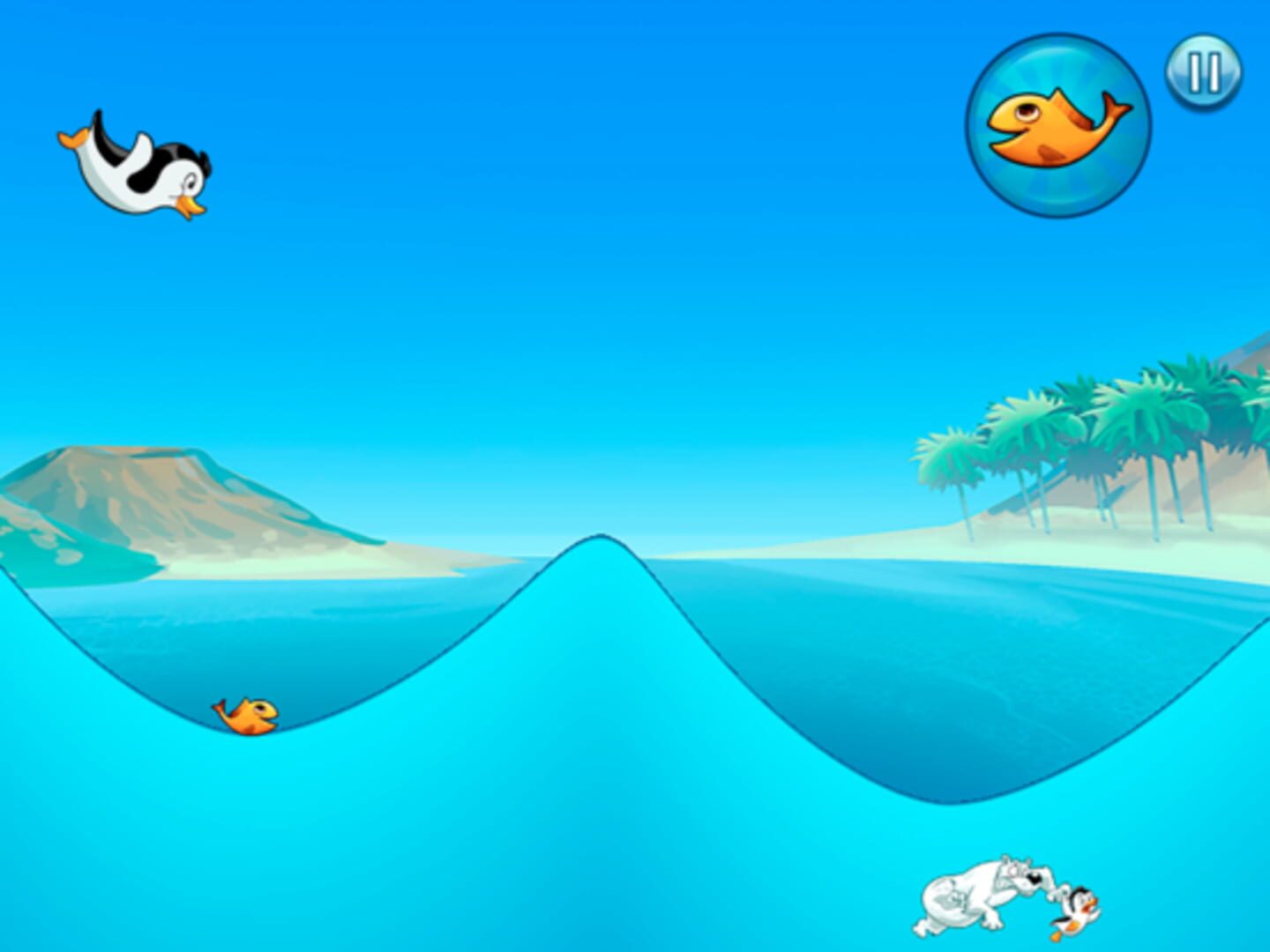 Racing Penguin: Slide and Fly! - Screenshot