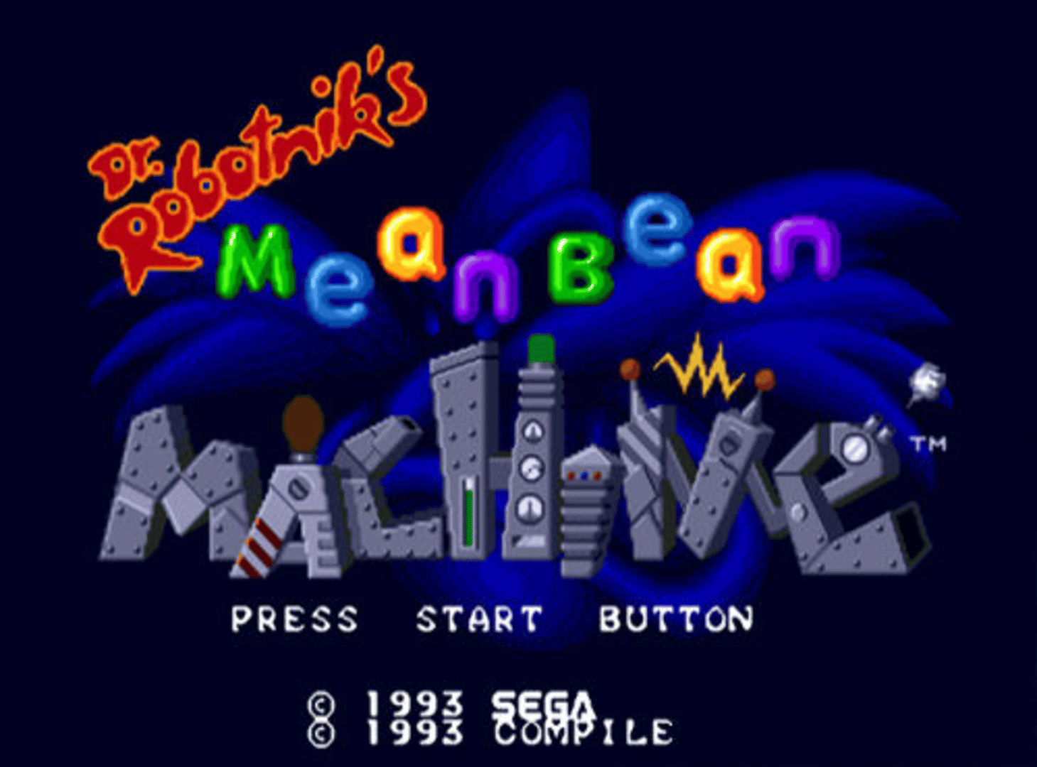 Dr. Robotnik's Mean Bean Machine screenshot