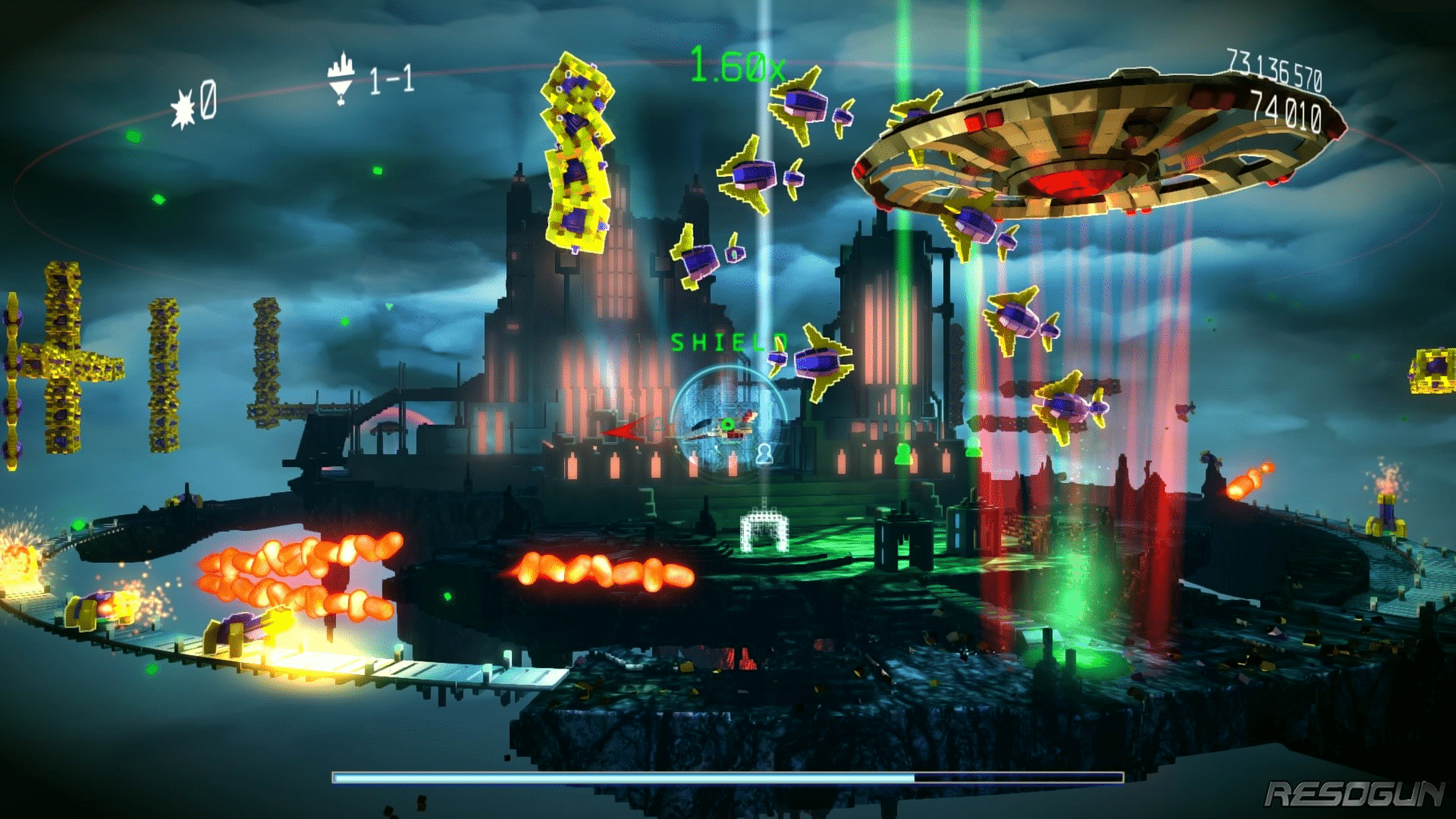 Resogun: Defenders screenshot