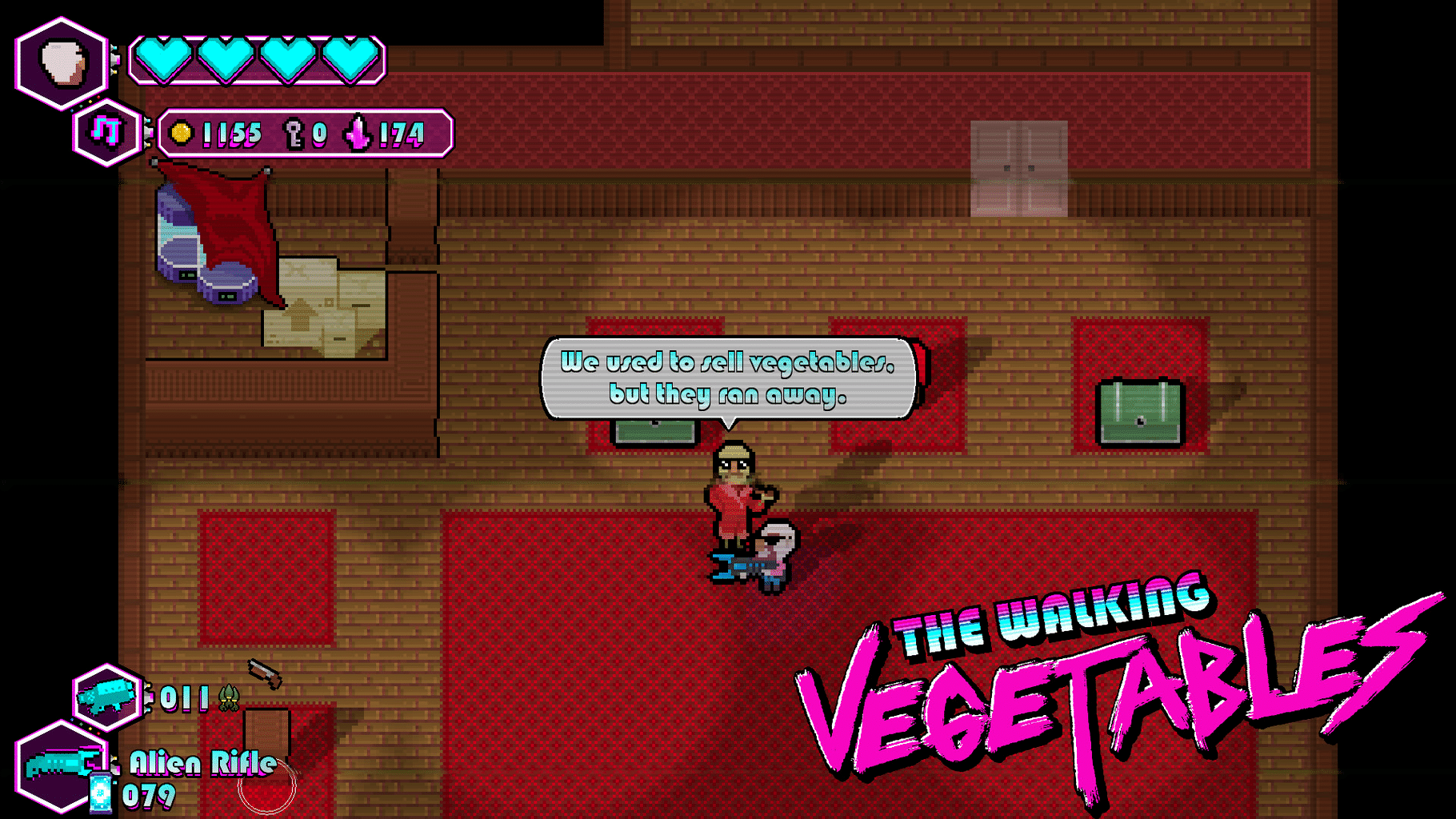 The Walking Vegetables screenshot