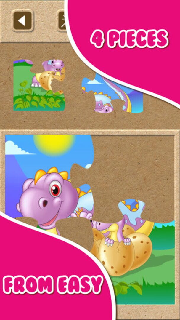 Dinosaur Jigsaw Puzzles - Kids Games for Toddlers - Screenshot