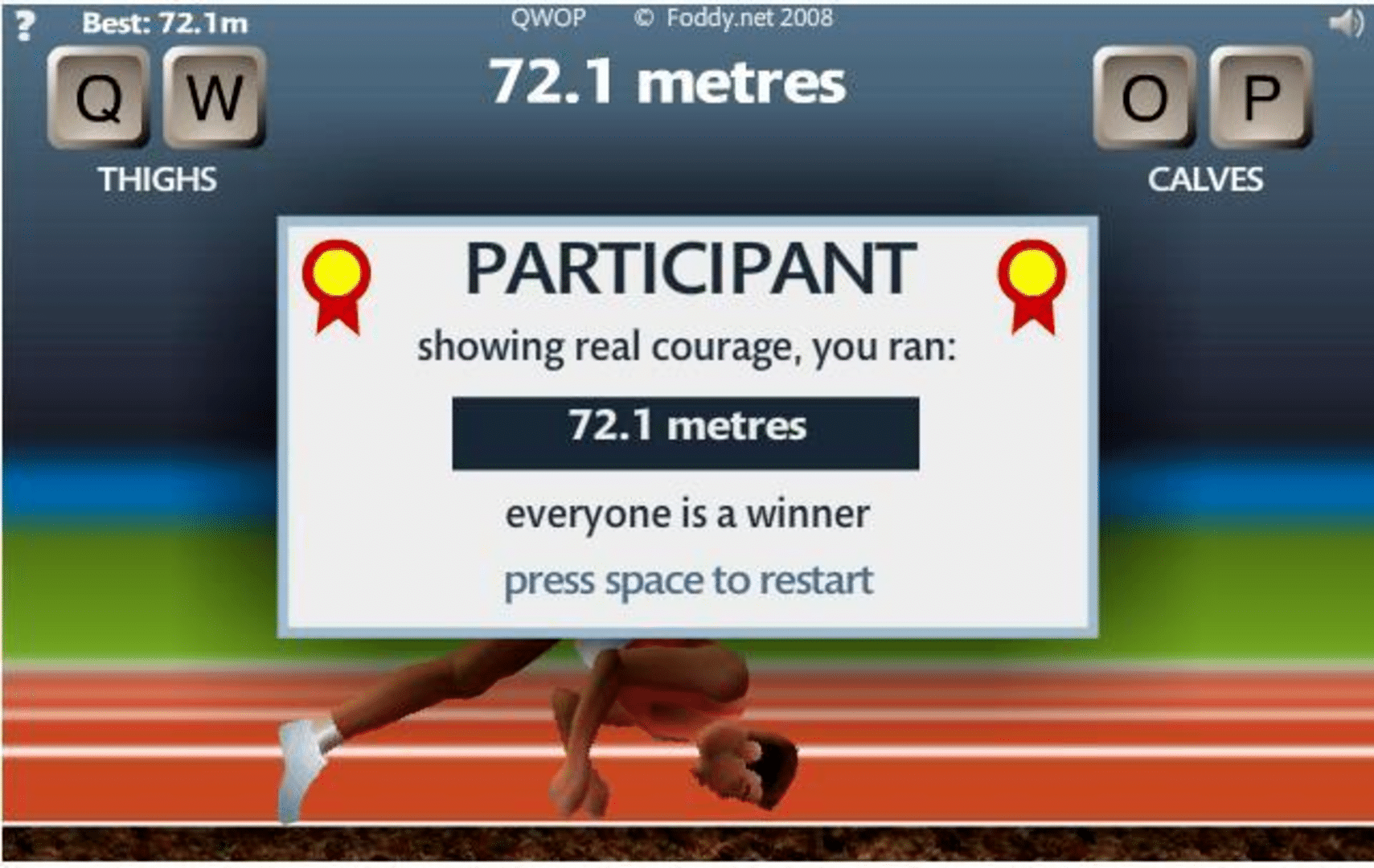 QWOP screenshot