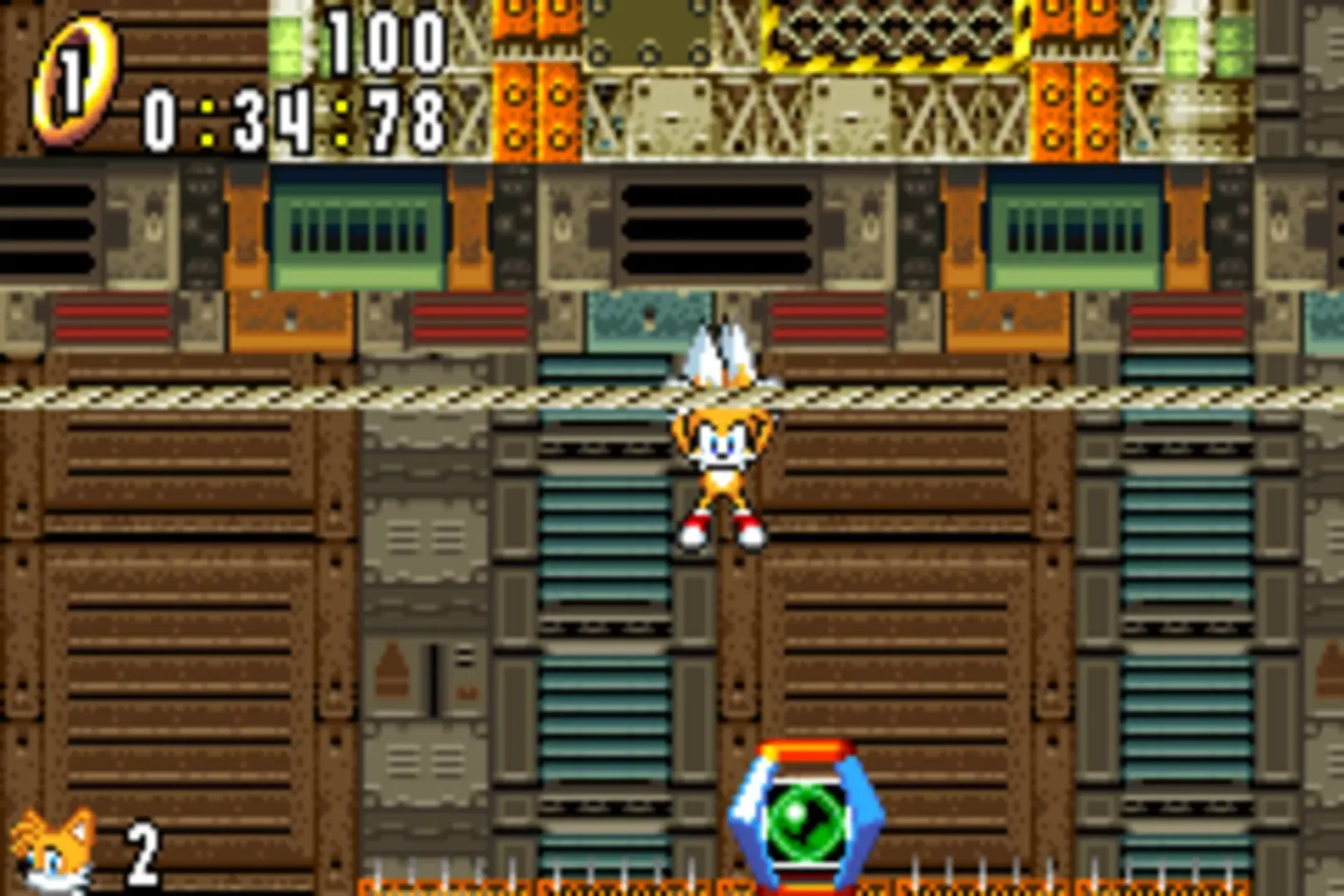 Captura de pantalla - Sonic Advance