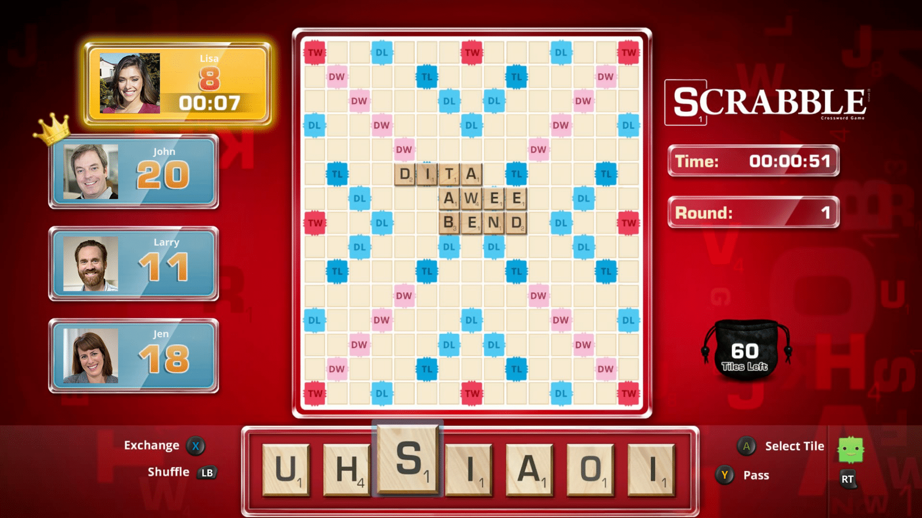 Scrabble screenshot