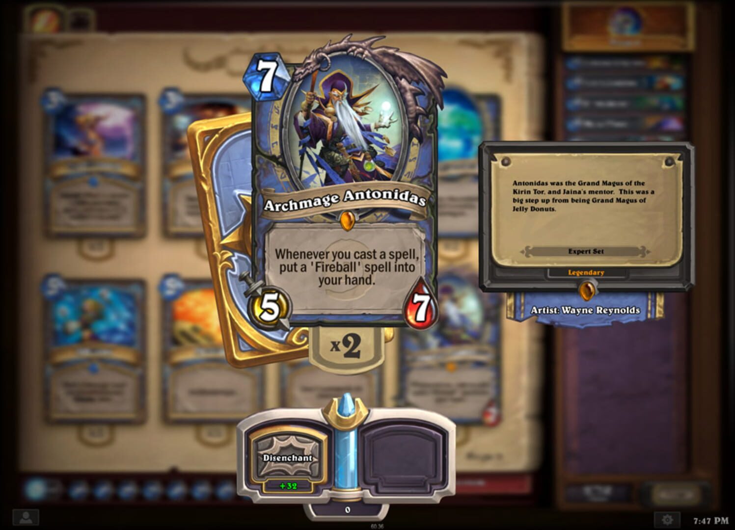 Hearthstone screenshot