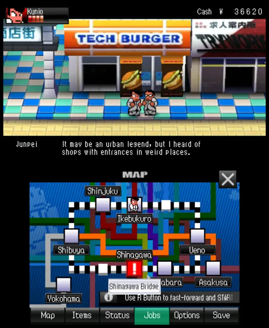 Captura de pantalla - River City: Tokyo Rumble