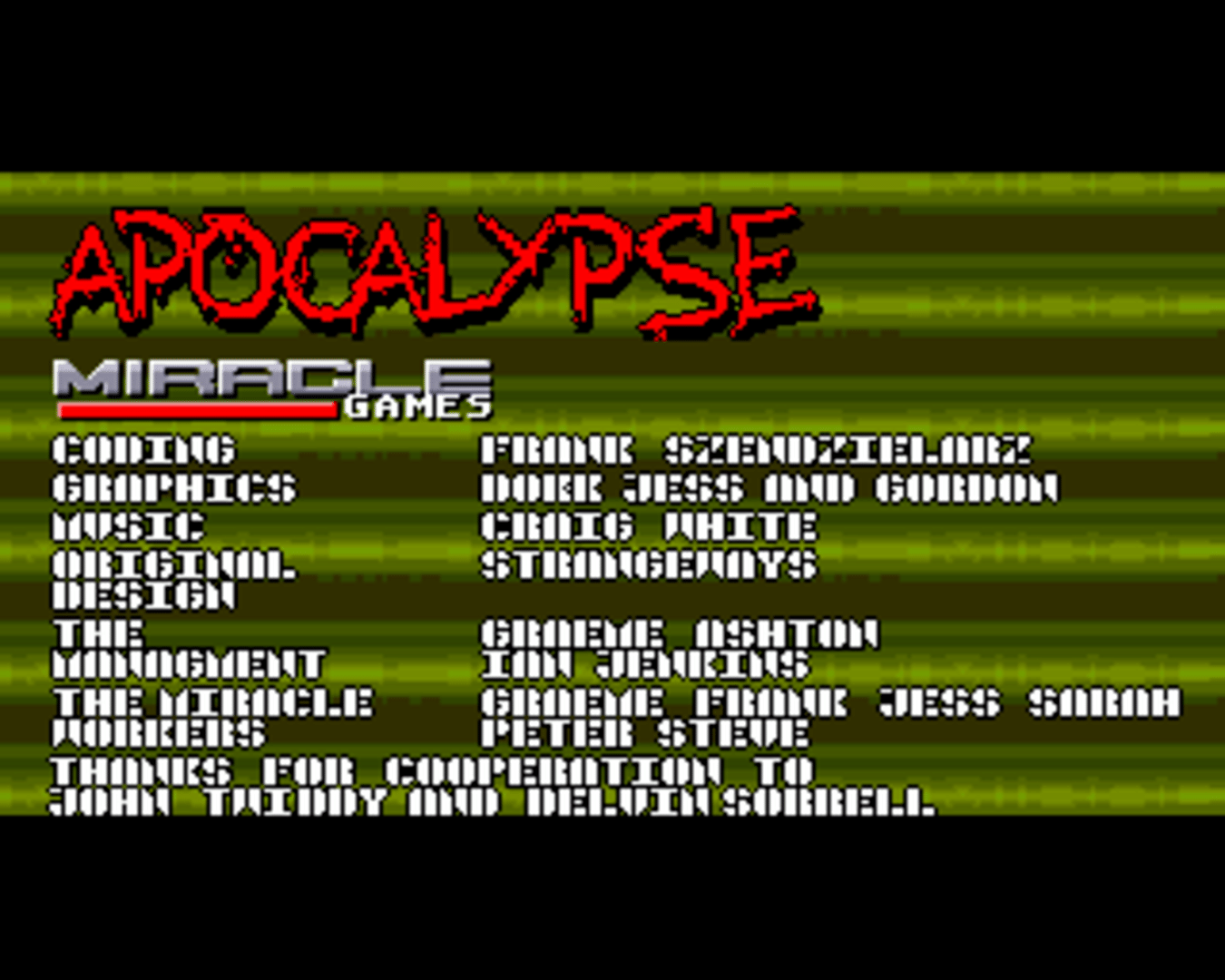 Apocalypse screenshot