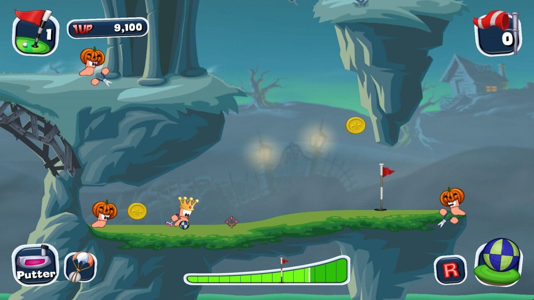 Captura de pantalla - Worms Crazy Golf