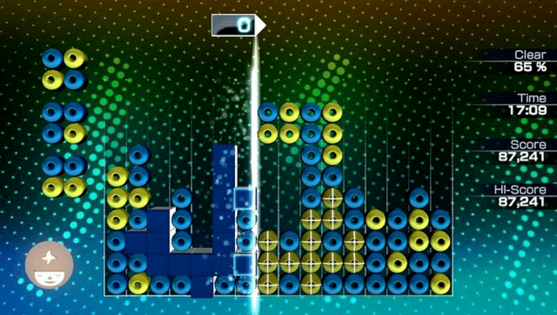 Lumines Electronic Symphony screenshot