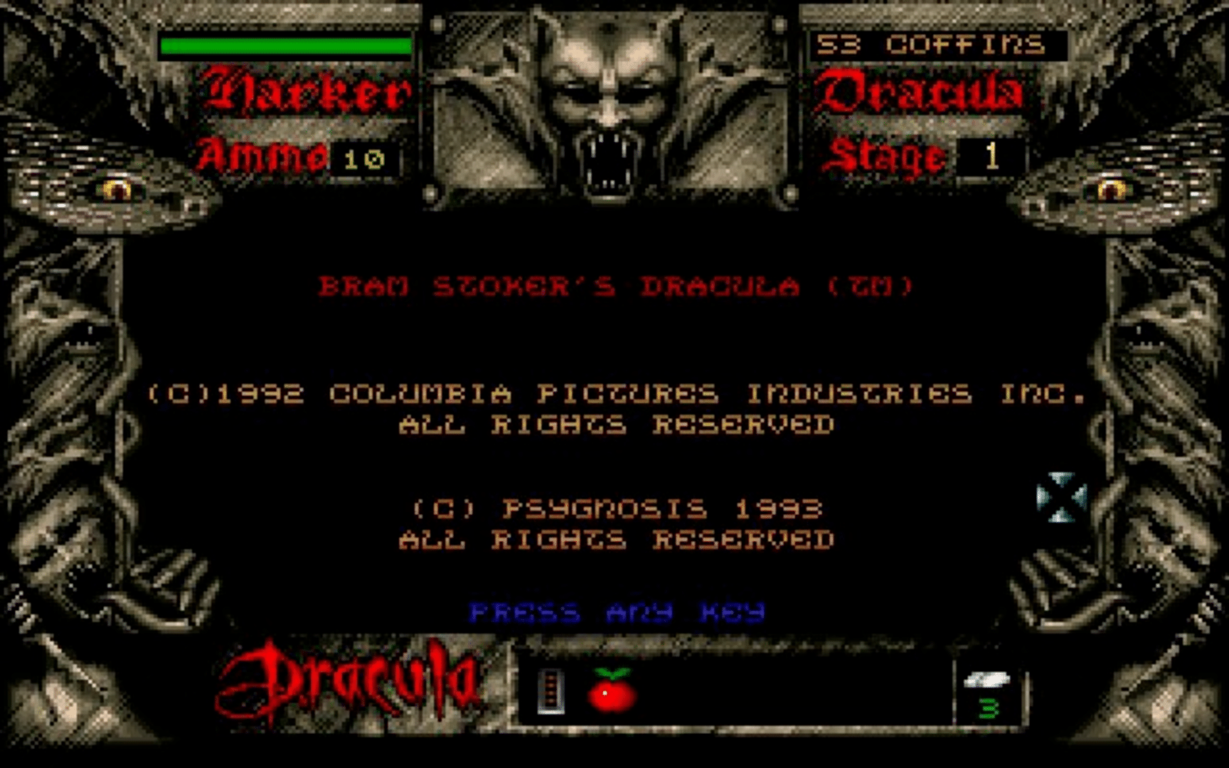 Bram Stoker's Dracula screenshot