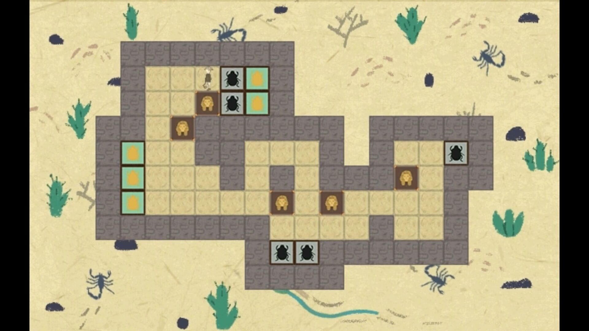 Lost in the tomb - Screenshot