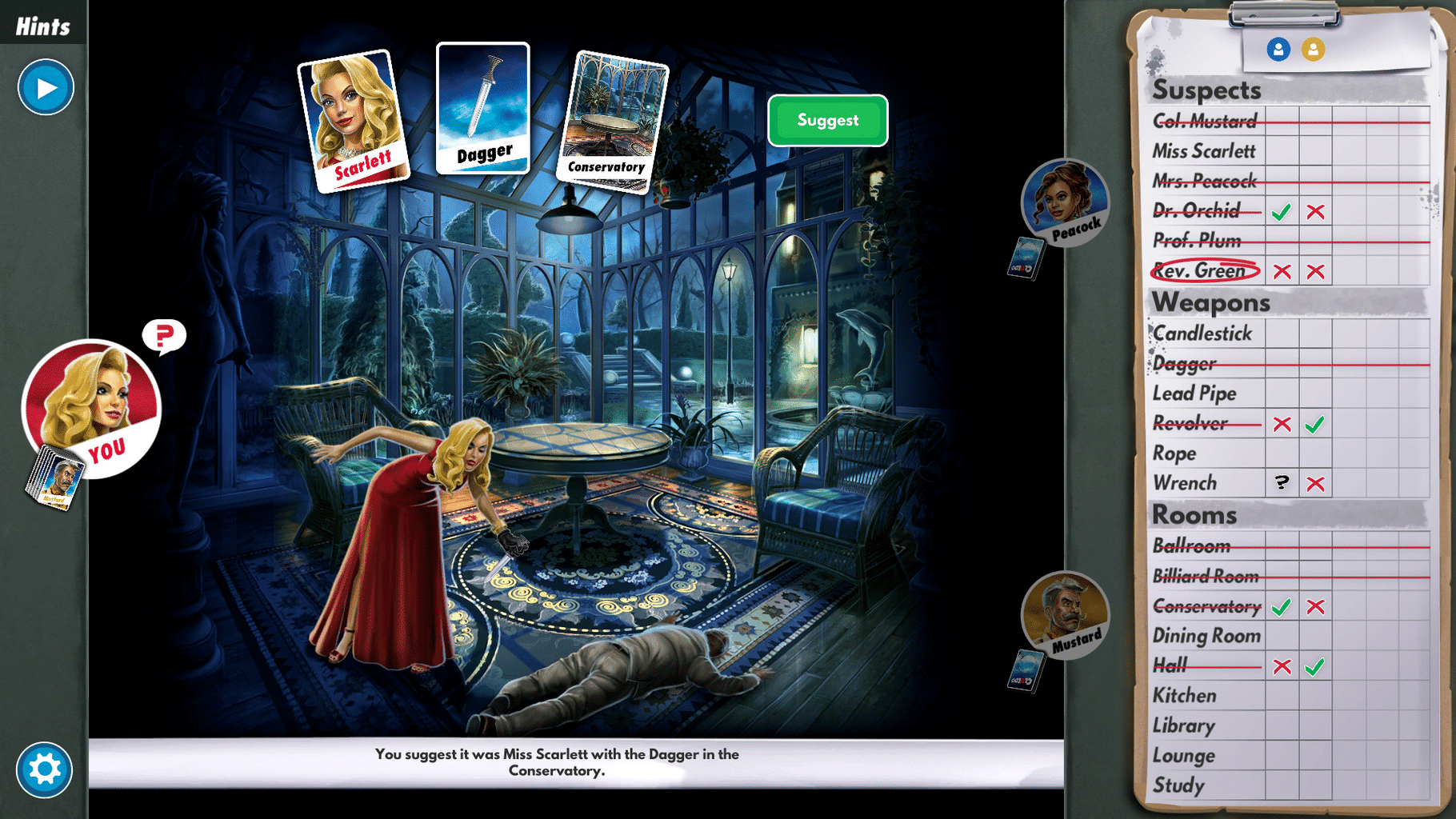 Clue/Cluedo: The Classic Mystery Game screenshot