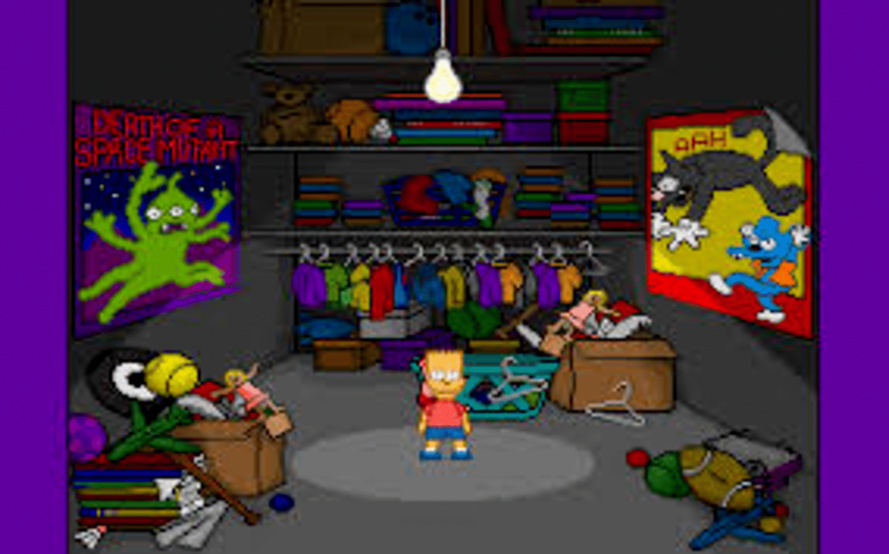 The Simpsons: Bart's House of Weirdness screenshot