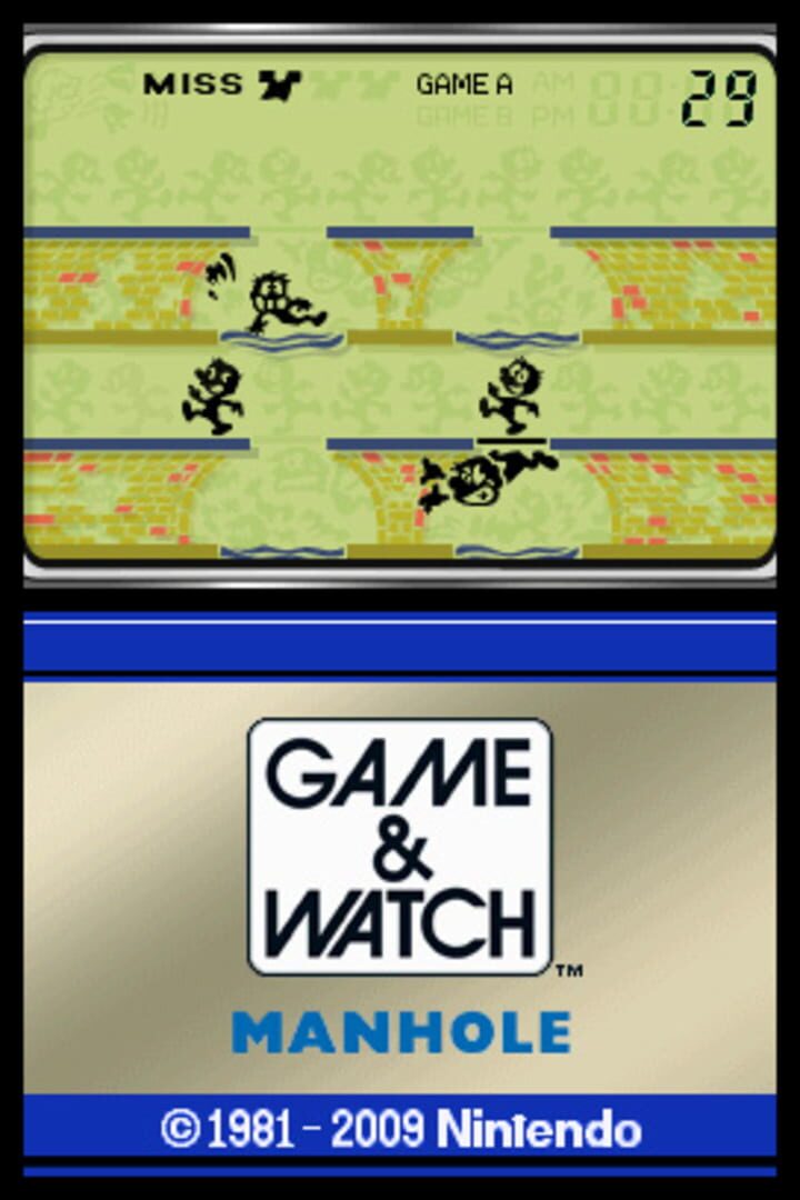 Captura de pantalla - Game & Watch Manhole