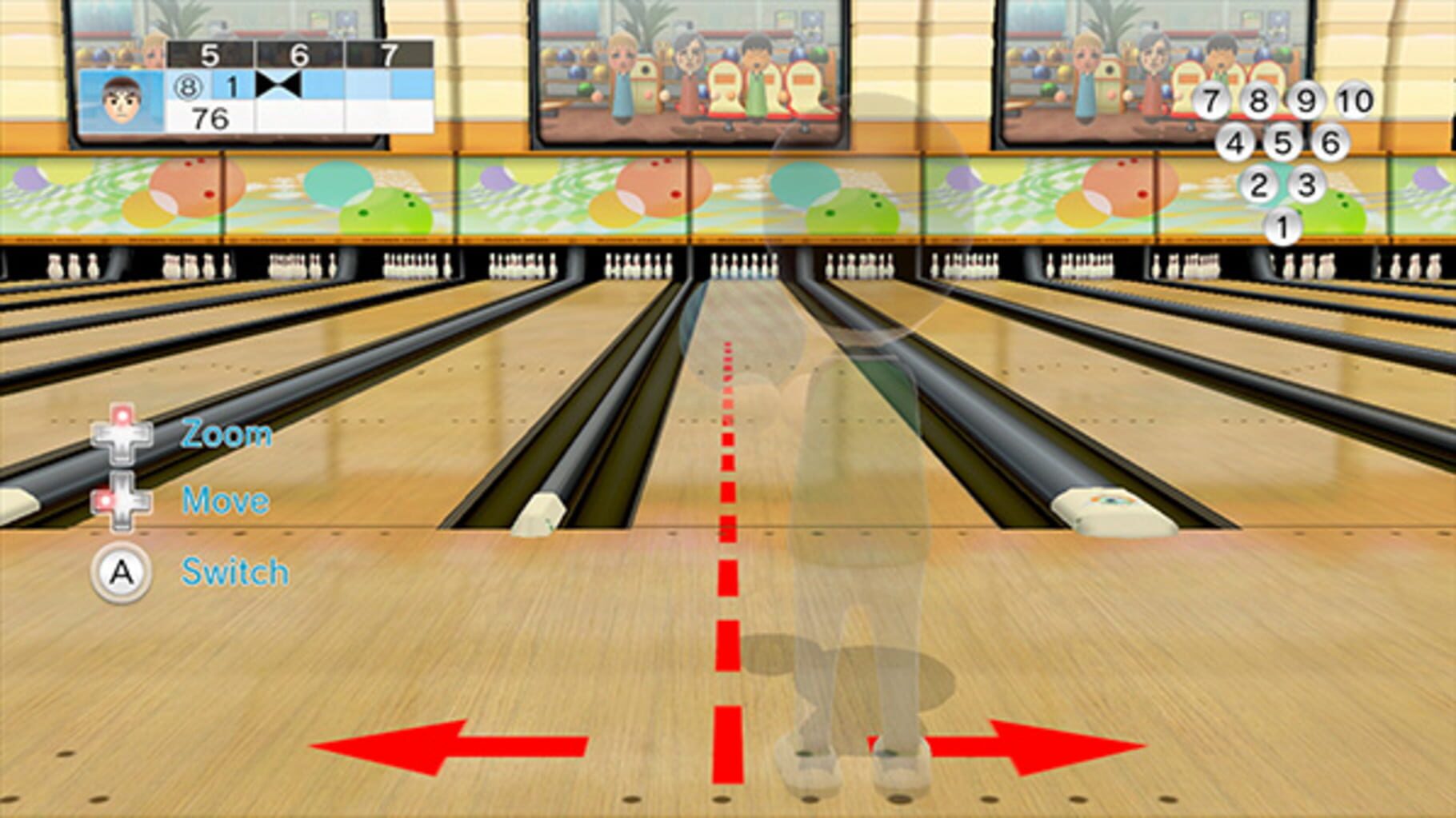 Captura de pantalla - Wii Sports Club: Bowling