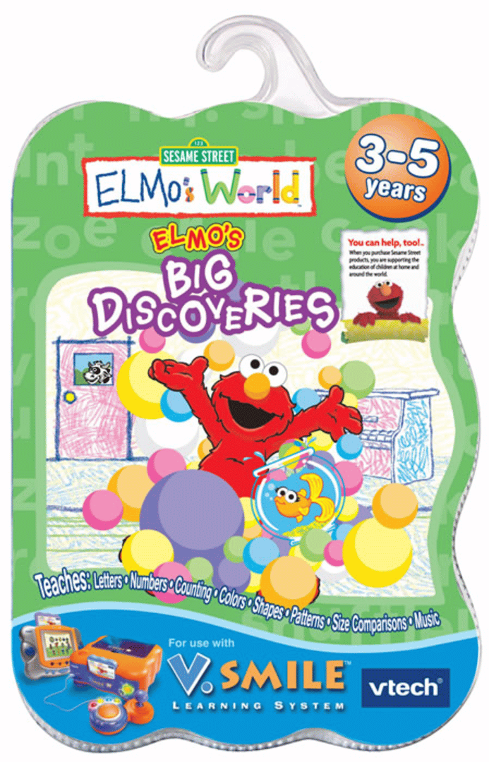 Elmo's World: Elmo's Big Discoveries Cover