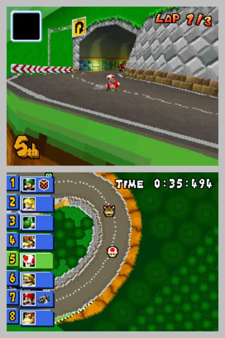 Captura de pantalla - Mario Kart DS