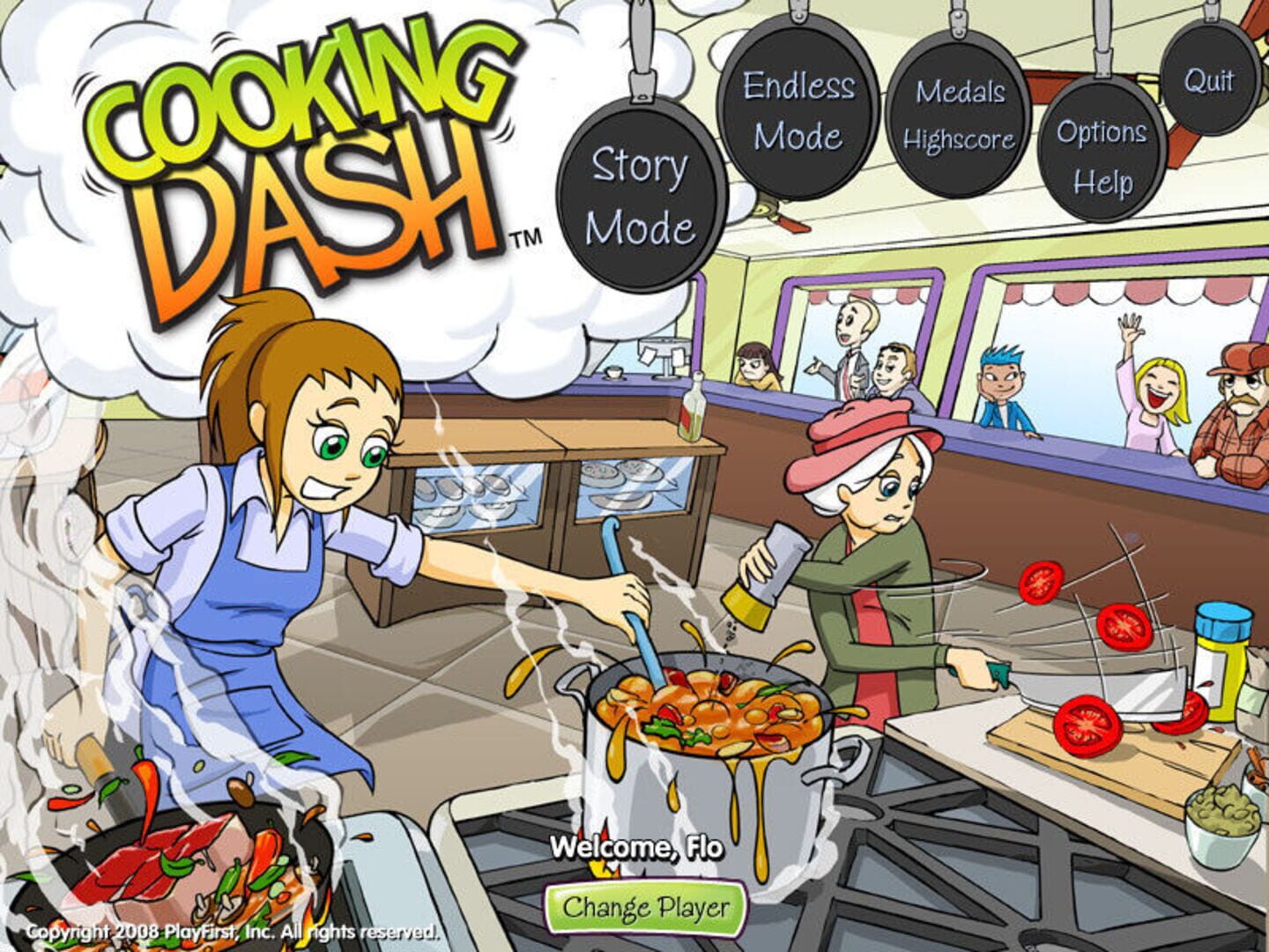 Captura de pantalla - Cooking Dash