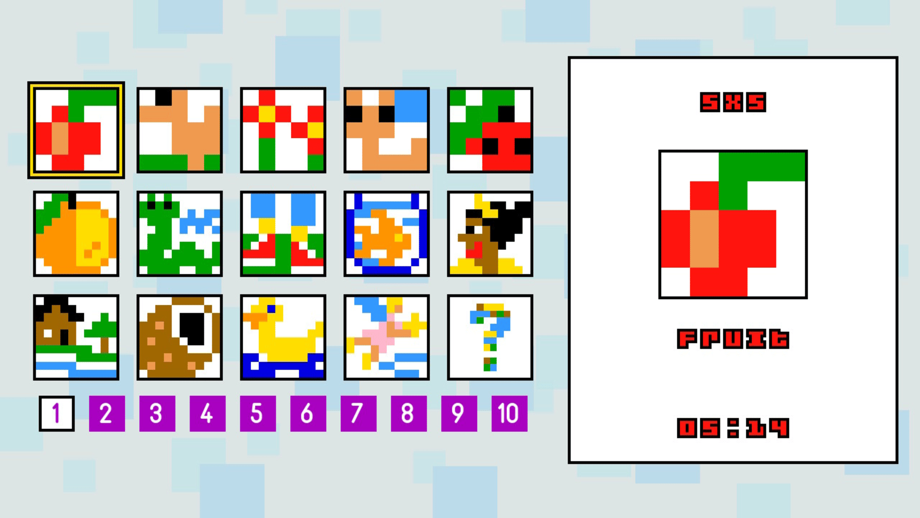 Pic-a-Pix Deluxe screenshot