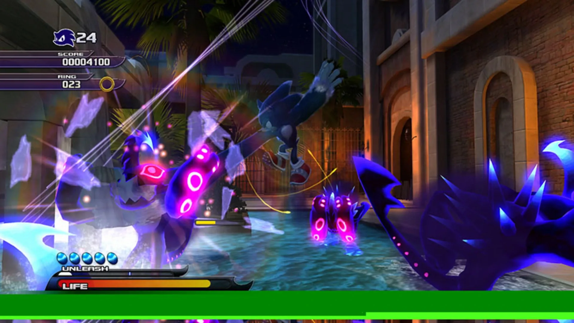 Captura de pantalla - Sonic Unleashed