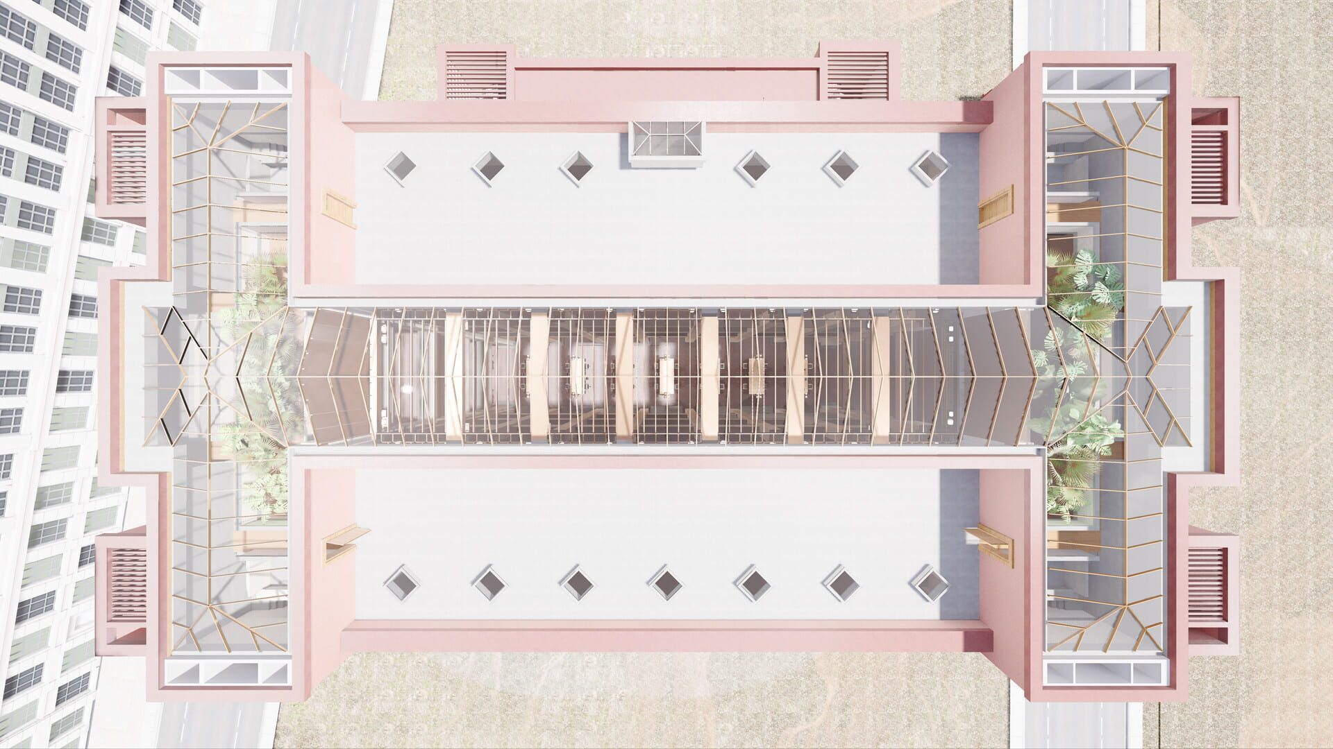 Larkin building by Frank Lloyd Wright - Screenshot