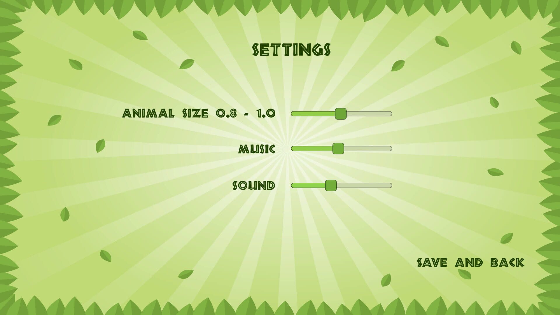 Feed the Animals - Screenshot