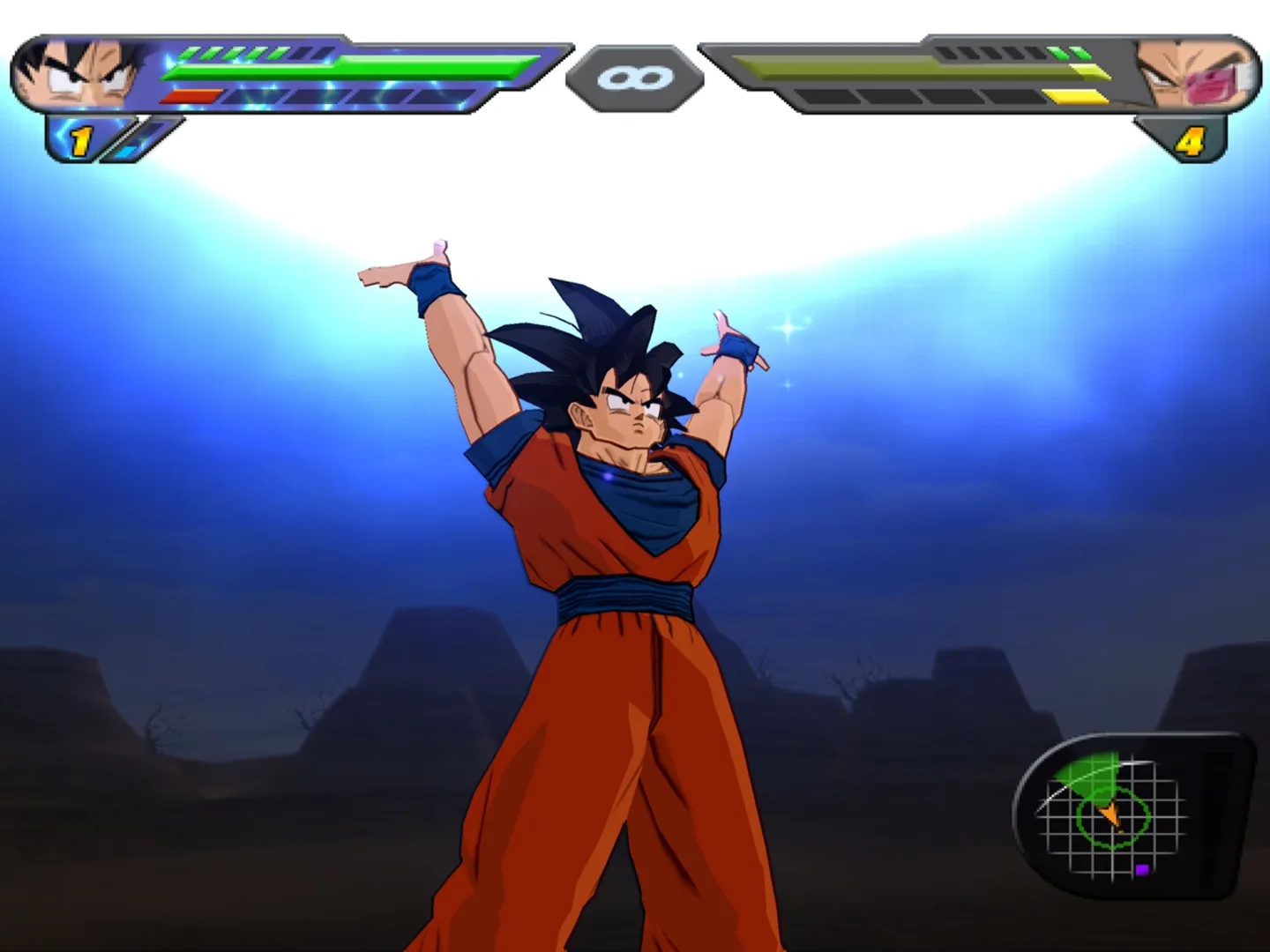 Captura de pantalla - Dragon Ball Z: Budokai Tenkaichi 2