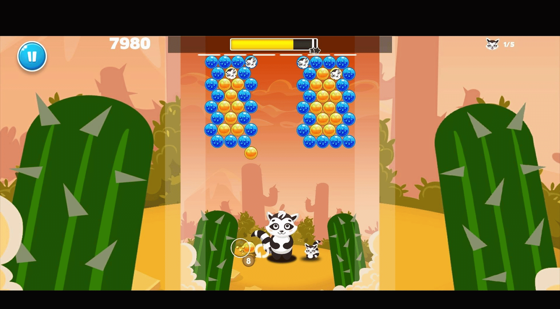 Raccoon Hero: Among the Cacti screenshot