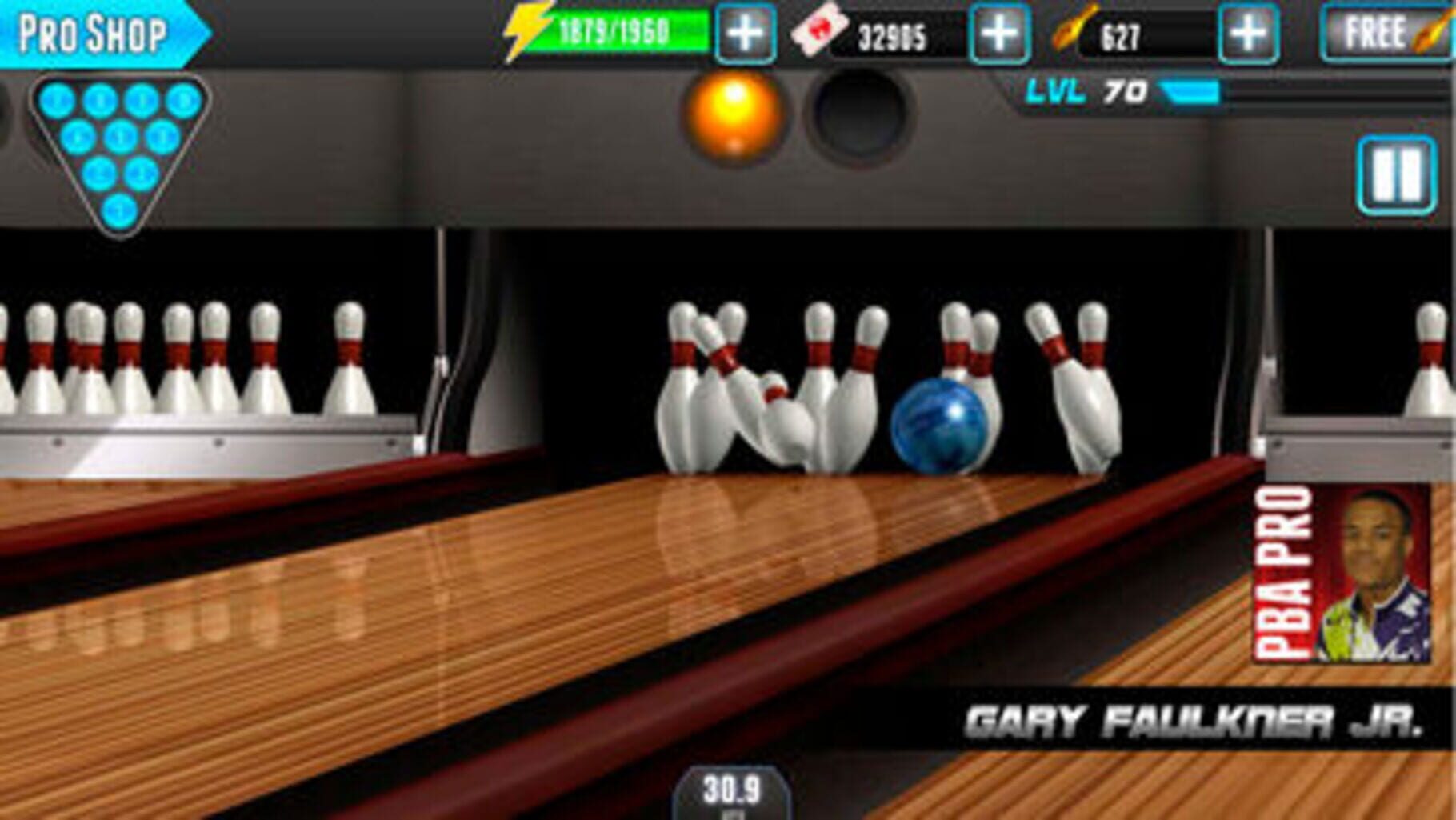 Captura de pantalla - PBA Bowling Challenge