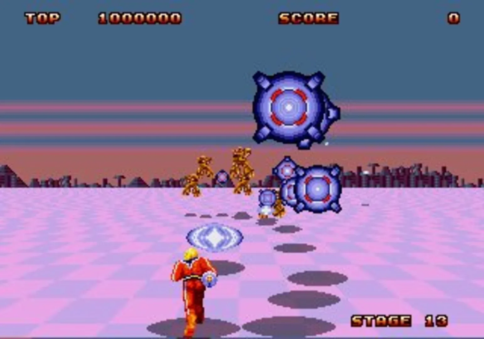 Captura de pantalla - Space Harrier II