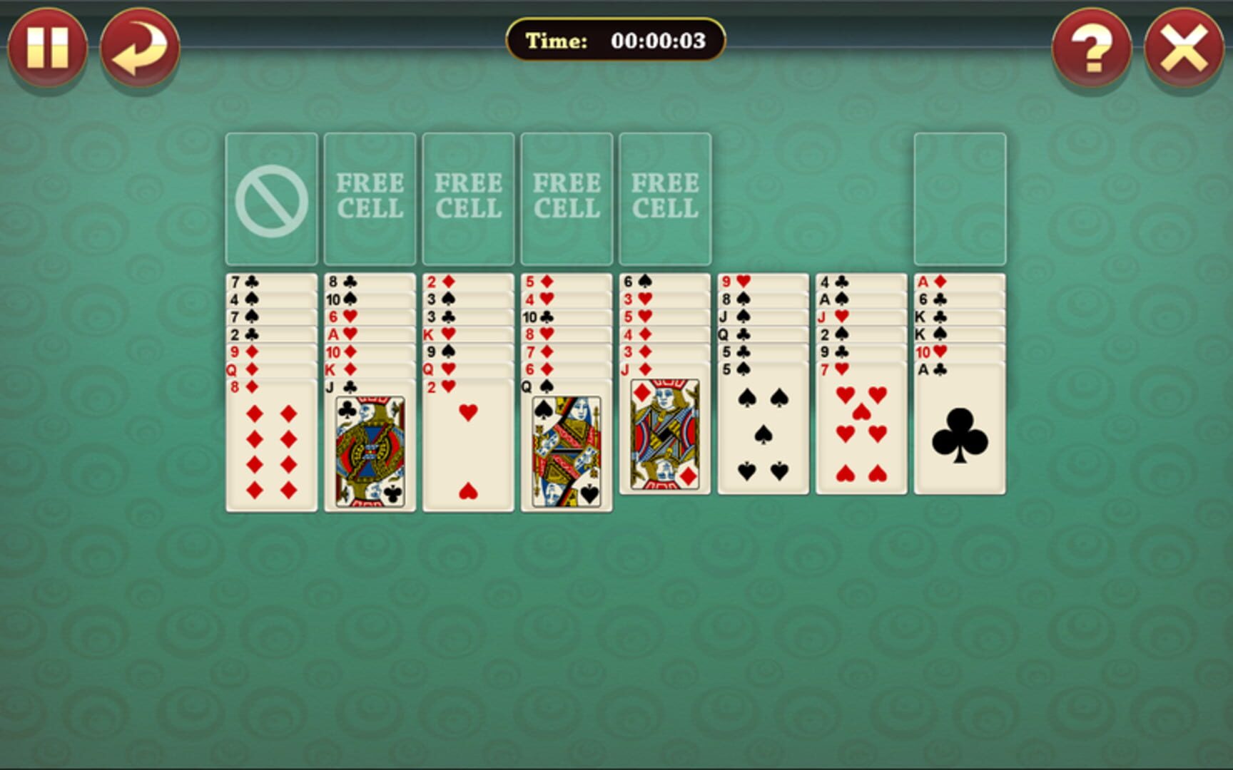Lucky Spider Solitaire - Screenshot